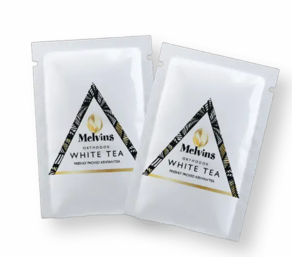 white orthodox tea envelopes