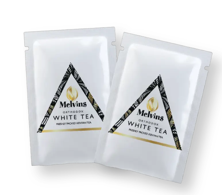 white orthodox tea envelopes