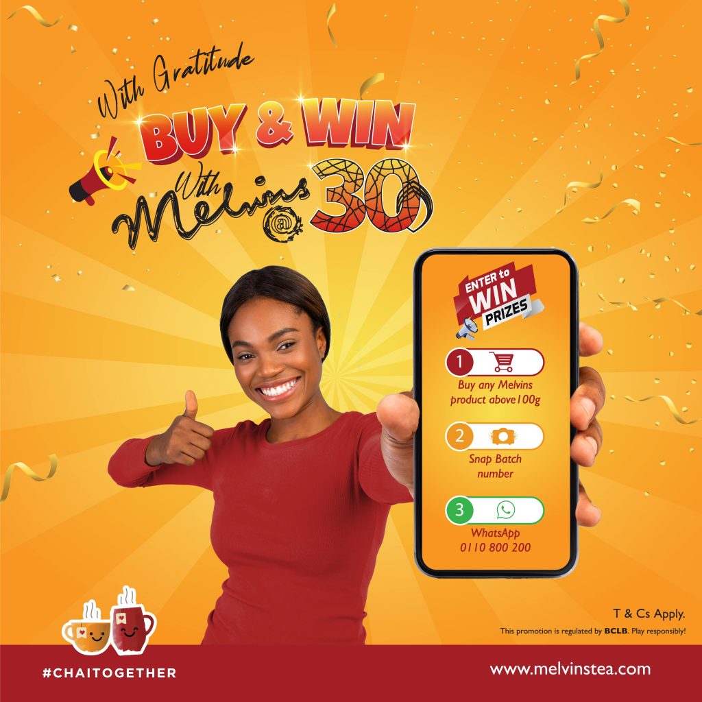 how to participate in the melvins buy and win campaign